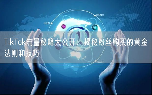 TikTok流量秘籍大公开：揭秘粉丝购买的黄金法则和技巧