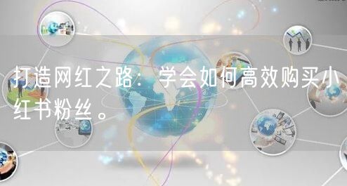 打造网红之路：学会如何高效购买小红书粉丝。